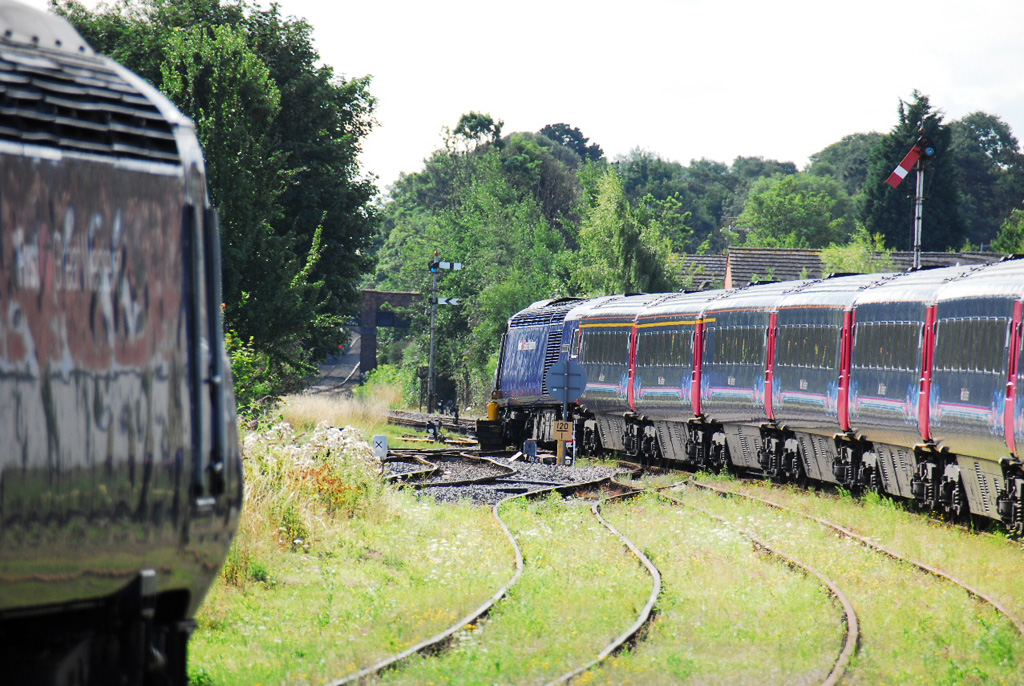 No.43189 derailed at Worcester