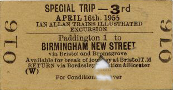 Bromsgrove ticket