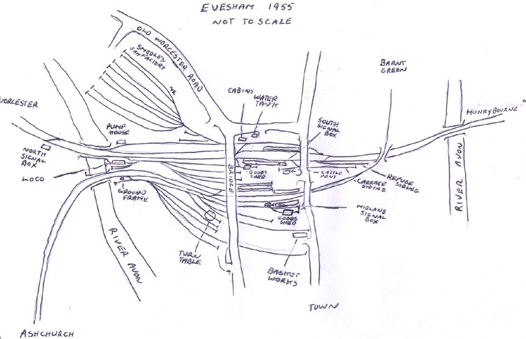 Evesham map
