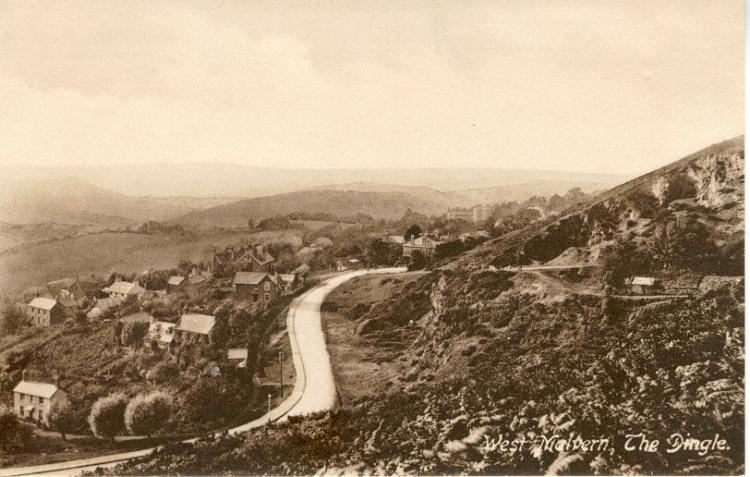 The Dingle on an old postcard 