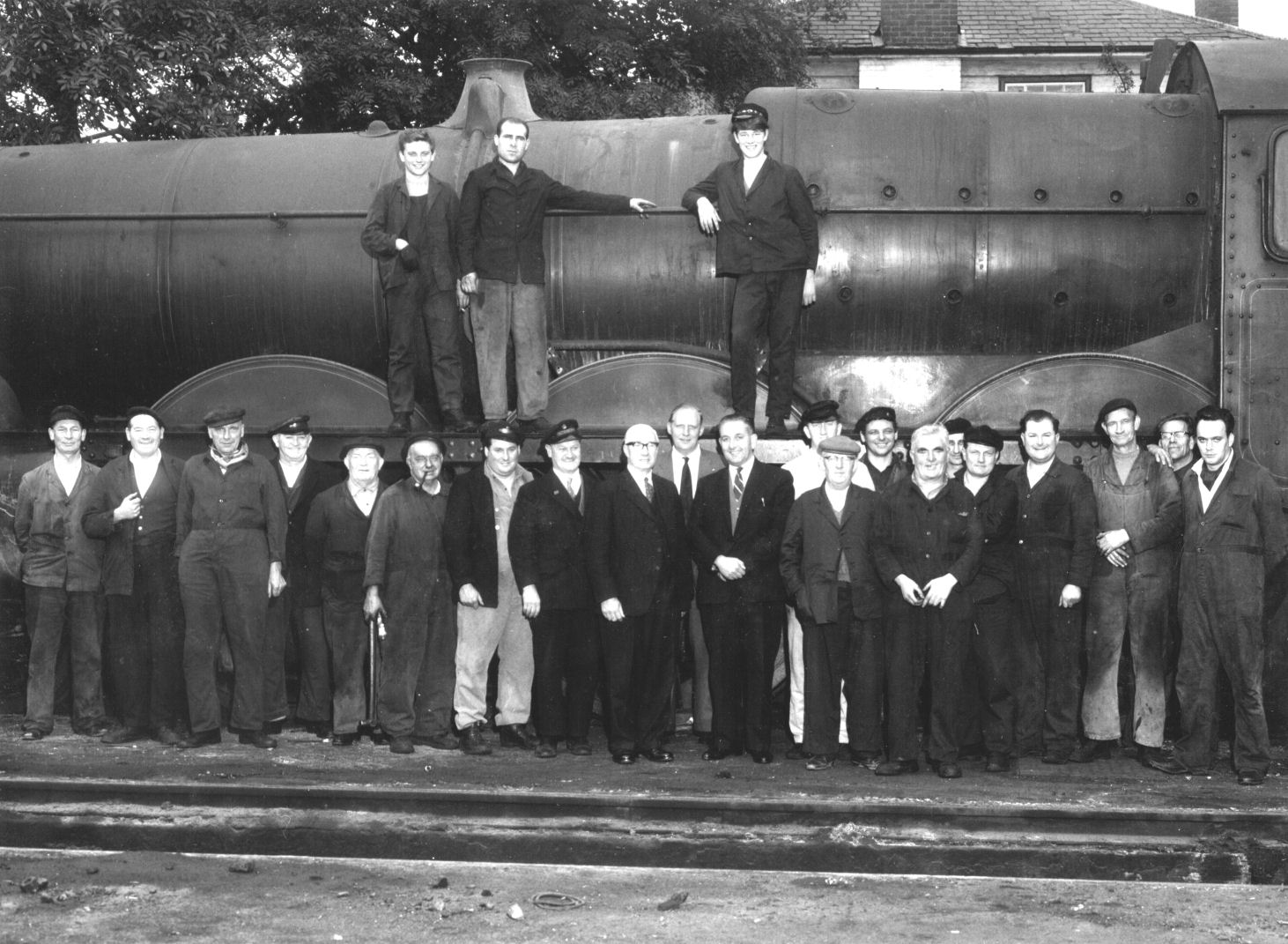 Staff at Worcester Engine Sheds
